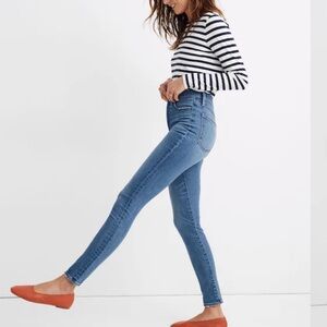 Madewell Light Blue High-Rise Skinny Jeans